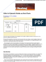 Effect of Quench Media On Steel Parts