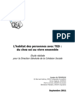 L'Habitat Des Personnes Avec TED: Du Chez Soi Au Vivre Ensemble
