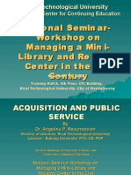 Acquisition and Public Service (Part 1)