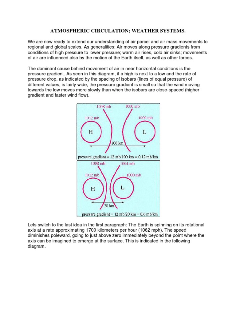 Atmospheric Circulation | PDF | Atmospheric Circulation | Jet Stream