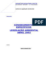 (APOSTILA) .-.Direito Ambiental - IBAMA - Legislacao Ambiental