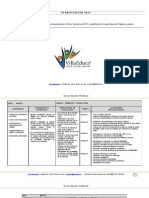 Planificacion Primer Semestre 4basico Matematica 2012