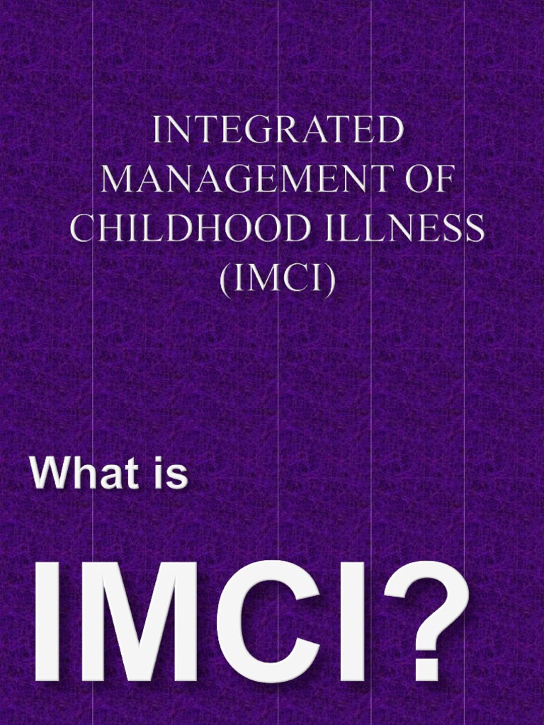 IMCI PDF Breastfeeding Diarrhea