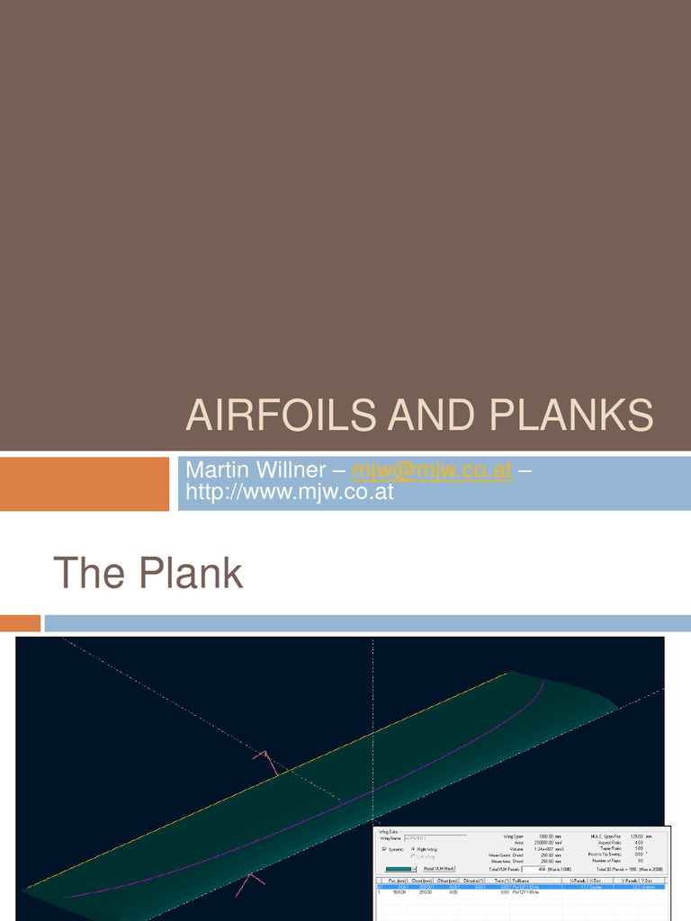 Airfoils and Planks | PDF | Lift (Force) | Drag (Physics)