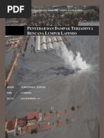 Download PENYEBAB DAN DAMPAK TERJADINYA BENCANA LUMPUR LAPINDO by Yonathan Andrianto Suroso SN131911106 doc pdf