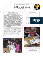 Preschool News 3-22