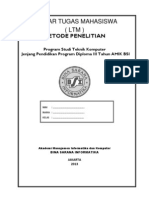 Download LTM Metode Penelitian BSI by Maiia Dwi Lestari SN131915080 doc pdf