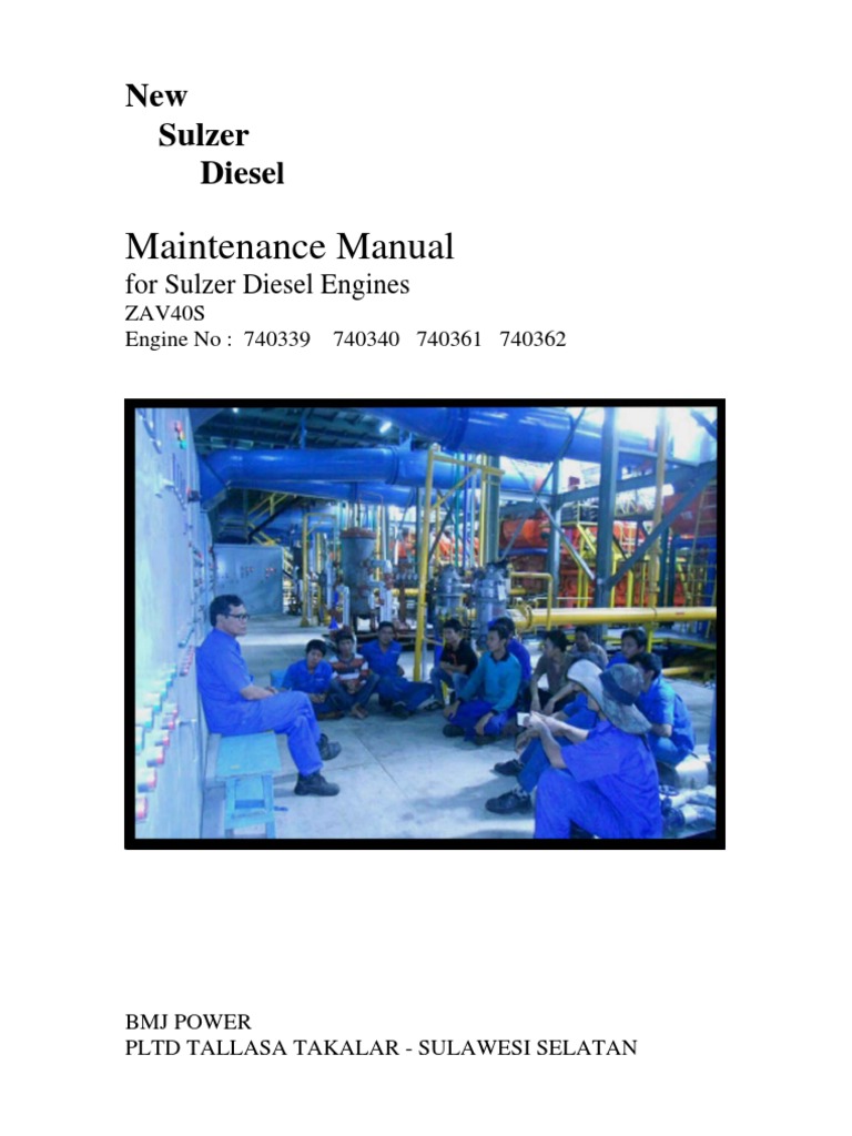 Maintenance Manual New Sulzer Diese PDF