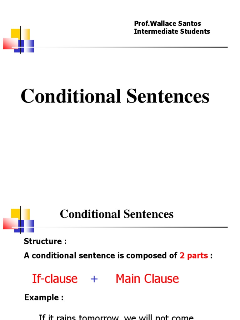 Conditional Sentences (Final) | PDF | Grammatical Tense | Sentence ...