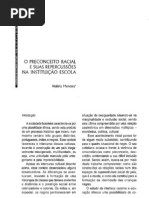 O preconceito racial e suas repercussões na instituição escola
