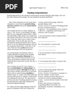 Download Reading Comprehension by Mangayarkarasi Raja SN131928494 doc pdf