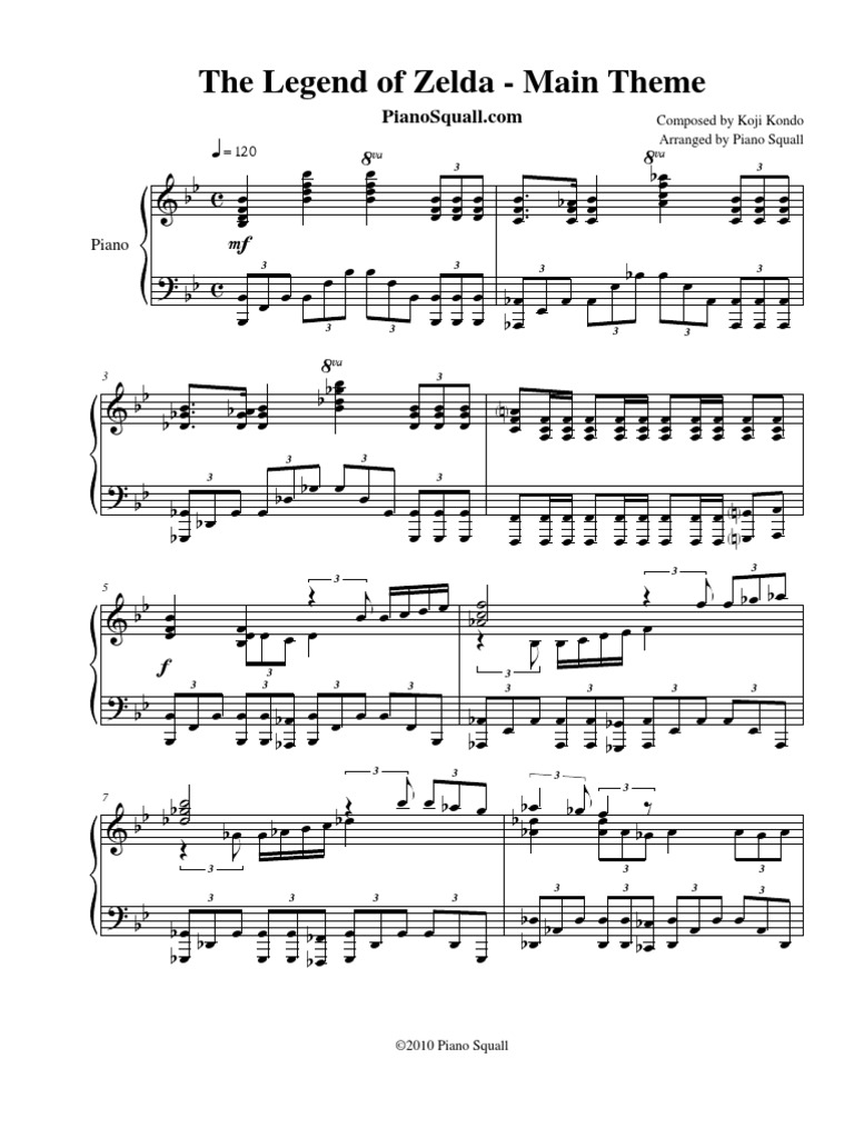Legend of Zelda Piano
