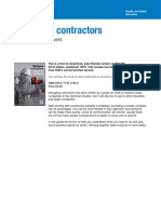 Managing Contractors (A Guide To Employer) HSE