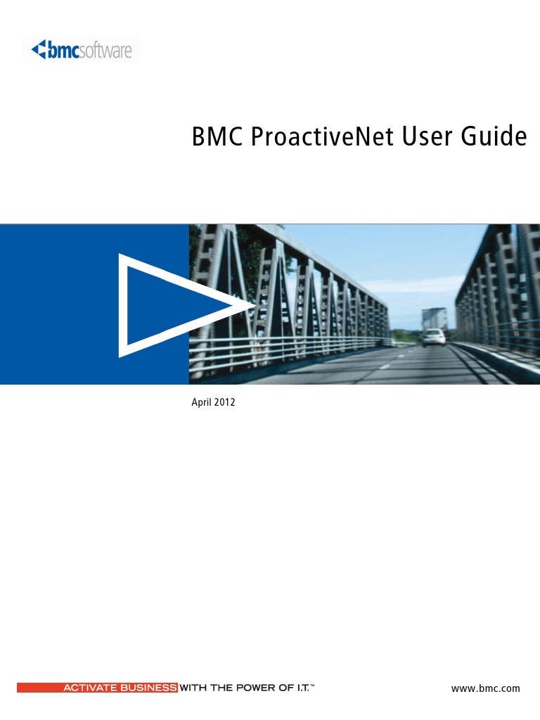 ProactiveNet User Guide 9.0 | PDF | Web Browser | Firefox