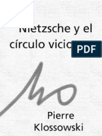 Klossowski, Pierre - Nietzsche y El Circulo Vicioso