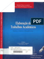 CONDURÚ & PEREIRA. Elaboração de Trabalhos Acadêmicos