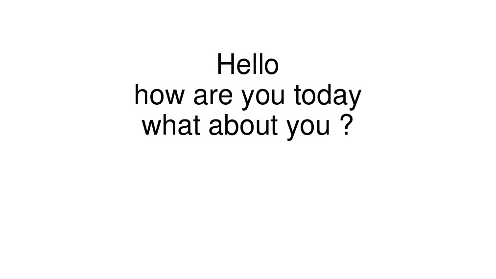 Friendly Greeting Conversation | PDF