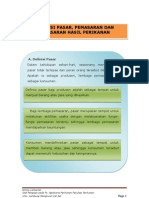 Definisi Pasar, Pemasaran Dan Pemasaran Hasil Perikanan