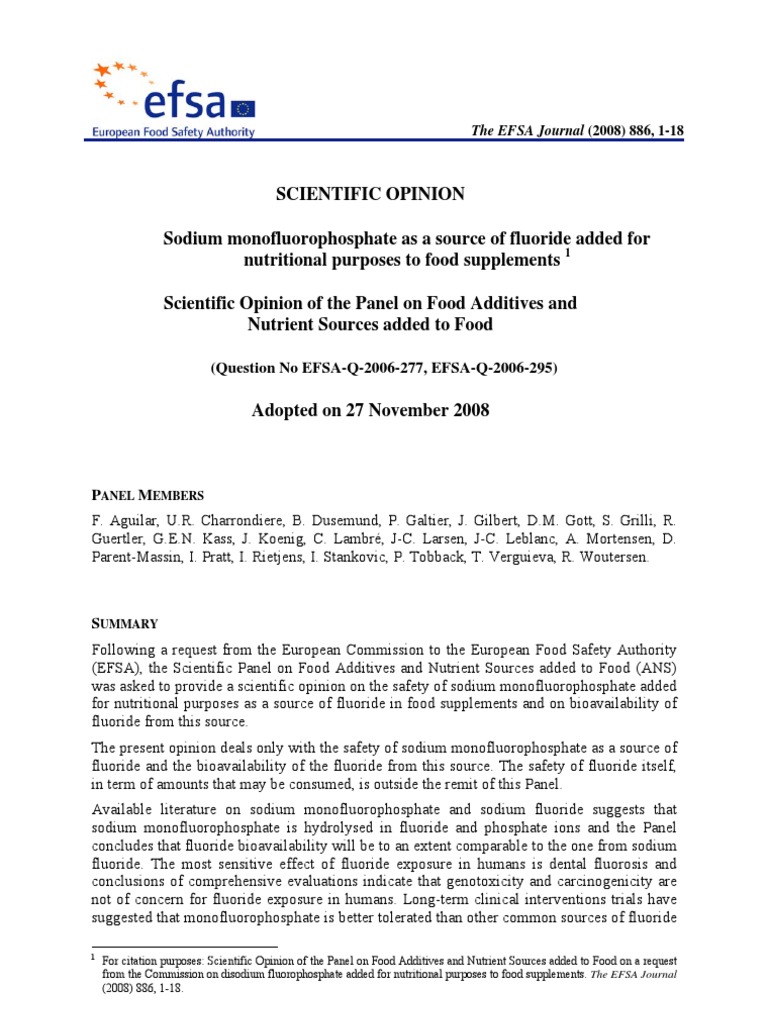 Sodium Monofluorophosphate Op en PDF Fluoride Magnesium