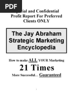 Jay Abraham - Stealth Marketing | PDF | Sales | Direct Marketing