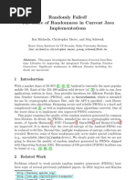 Download Randomly Failed The State of Randomness in Current Java Implementations by Michael Thomas SN131955288 doc pdf
