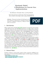 Randomly Failed! The State of Randomness in Current Java Implementations