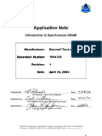 Application Note: Introduction To Synchronous DRAM