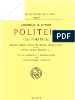 Aristoteles Politica Ver M B Jauregui 1989