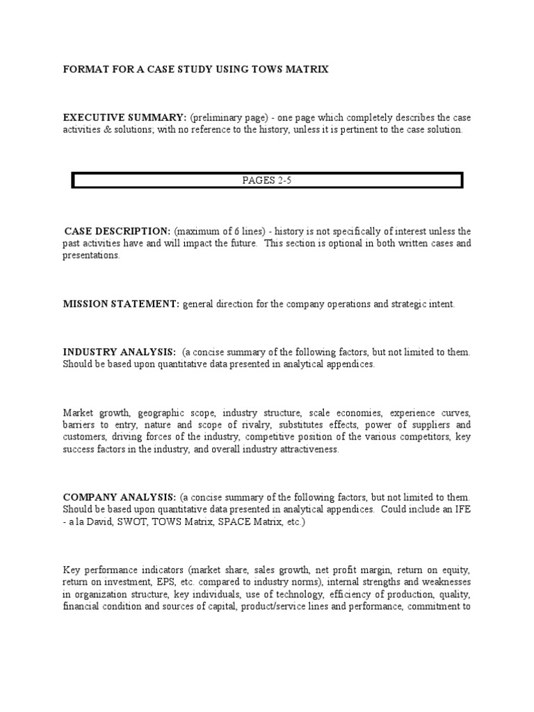 Case study examples picture