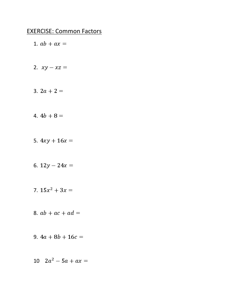 Exercise CF | PDF