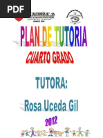 Plan de Tutoria - 4to