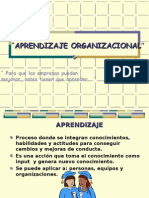 Aprendizaje Organizacional