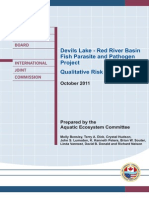 Devils Lake Fish Parasite and Pathogen Risk Report October 2011