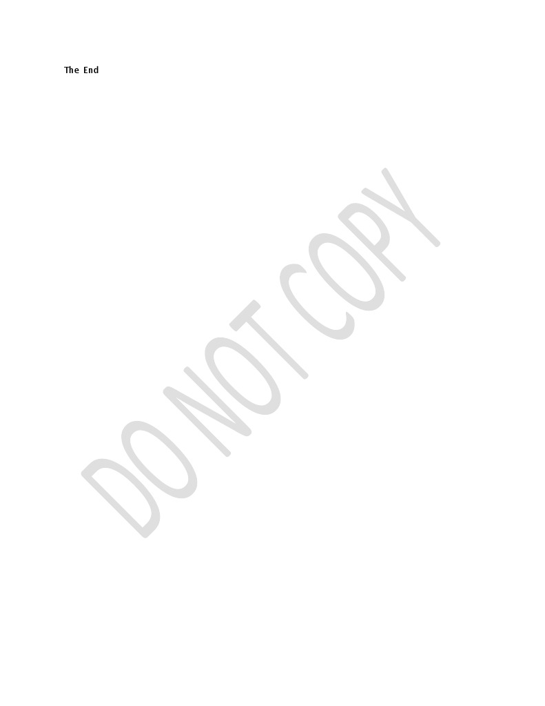 The End | PDF