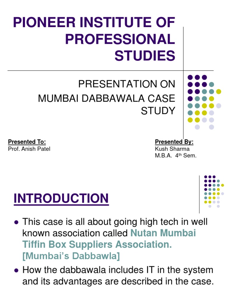 mumbai dabbawala six sigma case study pdf