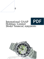 IFRS 2012 Model Financial Statement