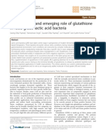 Current Status and Emerging Role of Glutathione