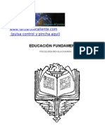Samael Aun Weor-educacion_fundamental (Material Didáctico de Apoyo para conferencias y actividades de los Institutos de Gnosis)
