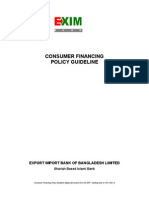 Consumer Financing Policy Guideline