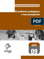 #####AS Tendências Pedagógicas e Seus Pressupostos