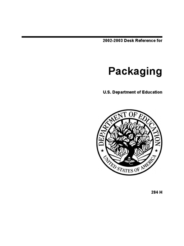 2002-2003 Packaging Desk Reference Guide | PDF | Pell Grant ...