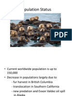 Population Status of Sea Otters