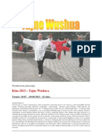 Studijsko putovanje "Kina 2013.-Tajne Wushua"