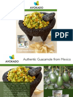 Avokado - Authentic Guacamole - Brochure English Version