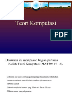 Teori Komputasi