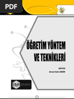 Öğreti̇m Yöntem Ve Tekni̇kler