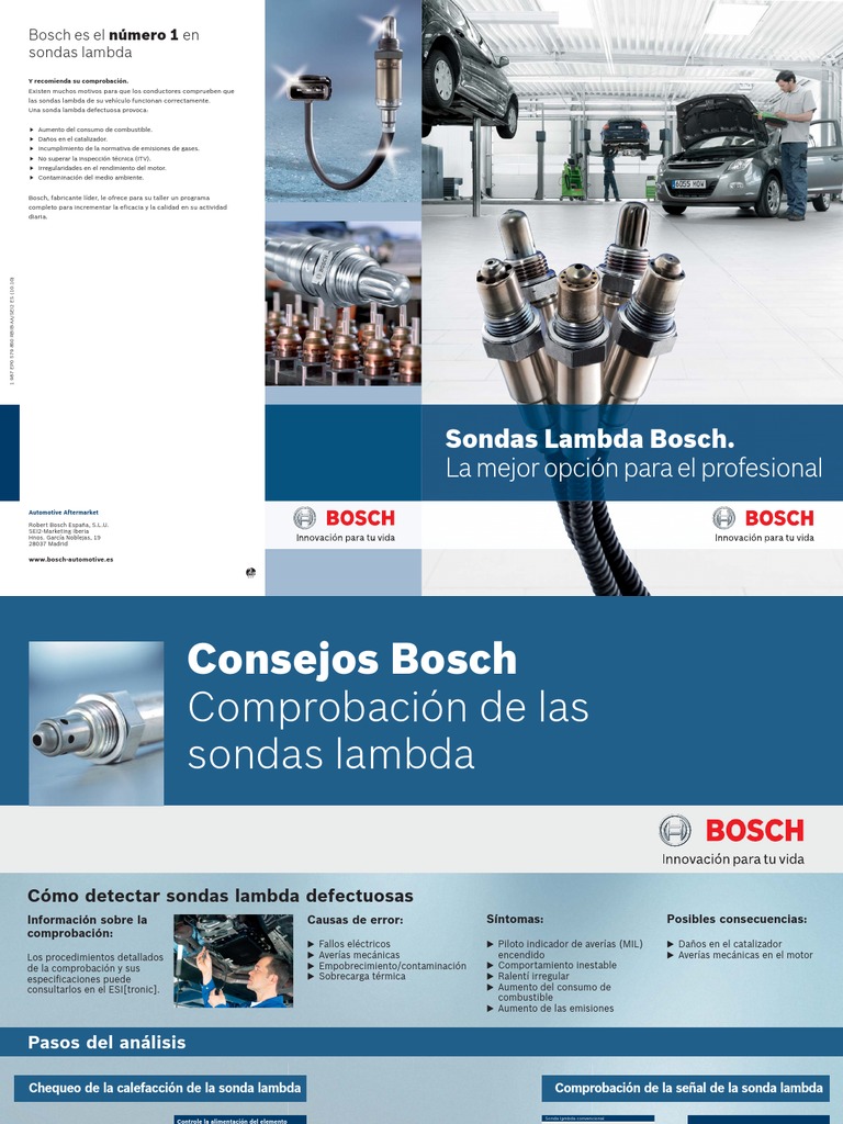 Sonda Lambda Bosch 0258986777 - Sensore Ossigeno Per Ottimizzare Emissioni E Consumi - Foto 5