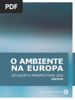AMBIENTE NA EUROPA-SITUAÇÃO E PERSPETIVAS 2010 (SÍNTESE) [AEA]