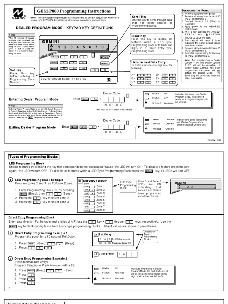 NP-gem-p800 Wi851a.02 Prog | PDF | Telephone Number | Telephone