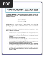 Constitucion de Ecuador 2008